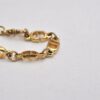 Authentic Christian Dior Chain Bracelet Gold Tone CD Junk 0399K