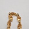 Authentic Christian Dior Chain Bracelet Gold Tone CD Junk 0399K
