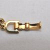 Authentic Christian Dior Chain Bracelet Gold Tone CD Junk 0399K