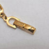 Authentic Christian Dior Chain Bracelet Gold Tone CD Junk 0399K