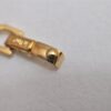 Authentic Christian Dior Chain Bracelet Gold Tone CD Junk 0399K