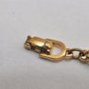 Authentic Christian Dior Chain Bracelet Gold Tone CD Junk 0399K