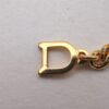 Authentic Christian Dior Chain Rhinestone Bracelet Gold Tone CD 0539J