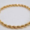 Authentic Christian Dior Chain Bracelet Gold Tone CD 0553K