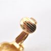 Authentic Christian Dior Rhinestone Clip-On Earrings Gold Plating CD 1405G