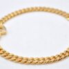 Authentic Christian Dior Chain Bracelet Rhinestone Gold Tone CD 3982K