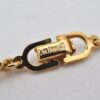 Authentic Christian Dior Chain Bracelet Rhinestone Gold Tone CD 3982K