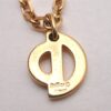 Authentic Christian Dior Vintage Chain Bracelet Gold Tone CD 5518I