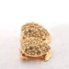 Authentic Christian Dior Vintage Rhinestone Earrings Gold Tone CD 6964F