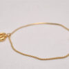 Authentic Christian Dior Vintage Chain Bracelet Gold Tone CD 8205I