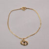 Authentic Christian Dior Vintage Chain Bracelet Gold Tone CD 8205I