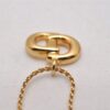 Authentic Christian Dior Vintage Chain Bracelet Gold Tone CD 8205I