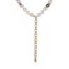 Chanel Layered Pearl, Gripoix, and Strass Gold Metal Fish Head Logo Necklace