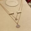 BVLGARI Full-Pavé Rose Gold Necklace